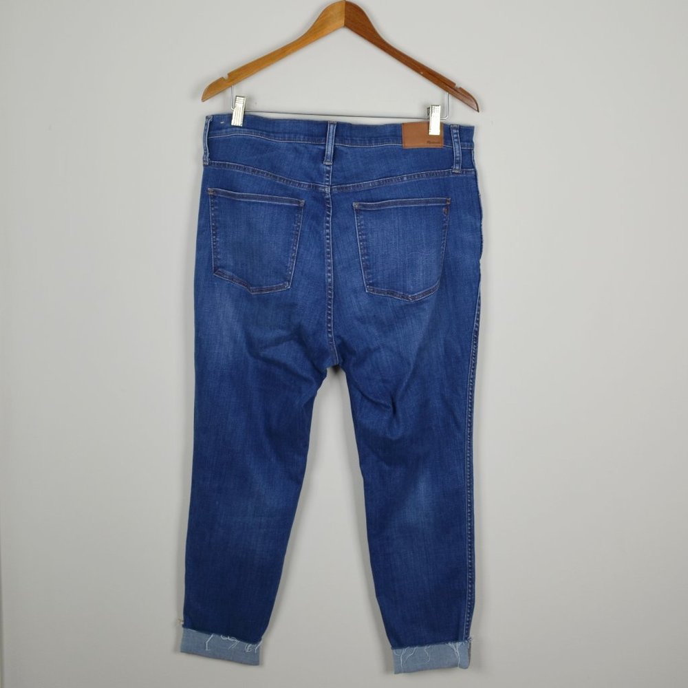 Madewell 10" High Rise Skinny Crop Button-Front - Picture 3 of 8